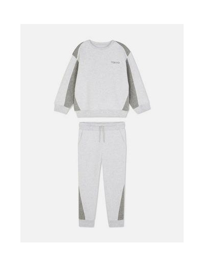 1,5–8 ans | Ensemble sweat-shirt et bas de jogging color block