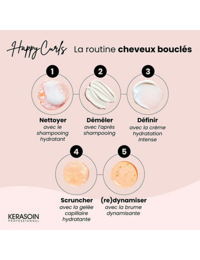 Routine cheveux bouclés Happy Curls