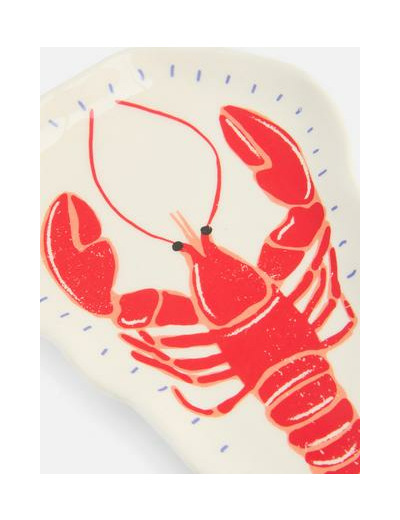 Assiette en forme de homard