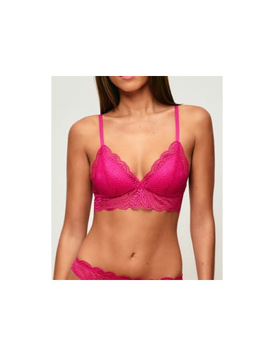 Soutien-gorge triangle push-up en dentelle