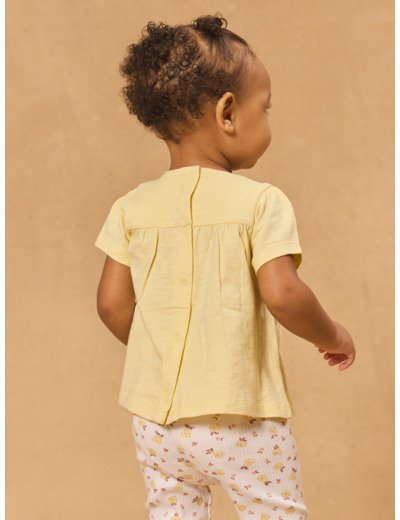 Tshirt à empiècement brodé