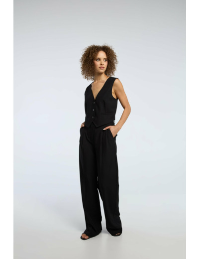 Pantalon à jambe large