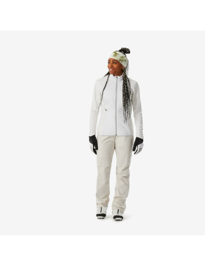 Veste de ski de fond femme - JACKET 550 - blanc