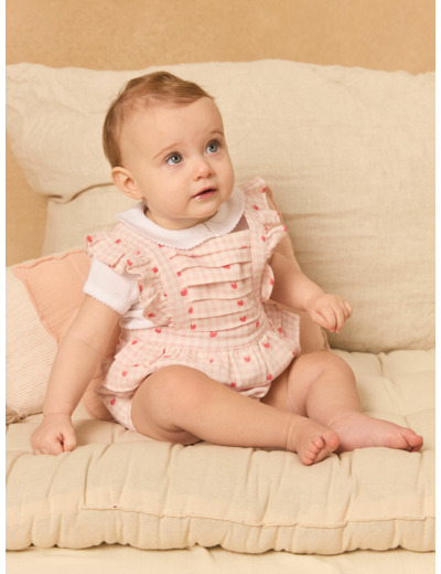 Ensemble body et barbotteuse en gaze de coton