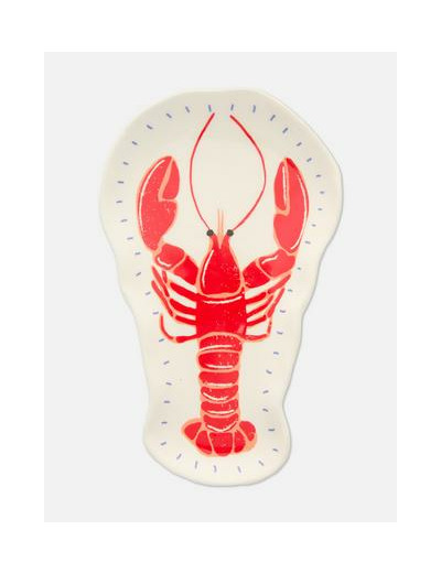 Assiette en forme de homard