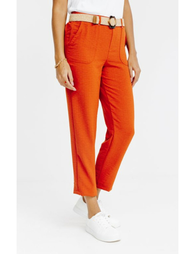 Pantalon fluide bouton coco