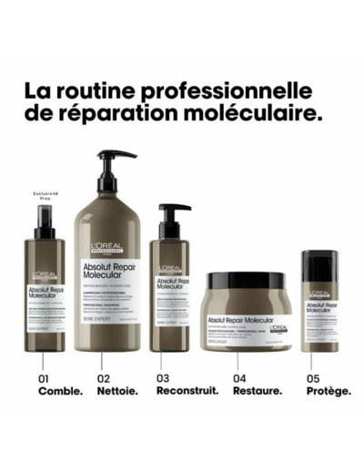 Masque professionnel concentré Absolut Repair Molecular 500ml