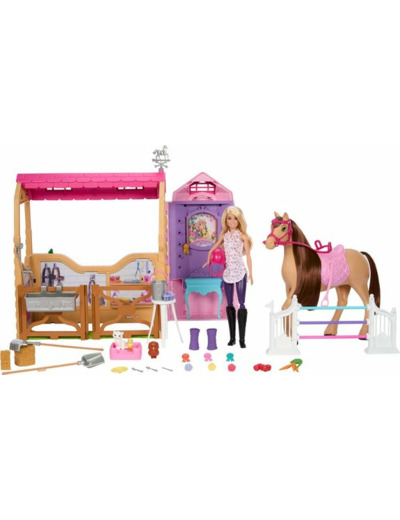 BARBIE ECURIE DE RÊVE AVEC ACCESSOIRES