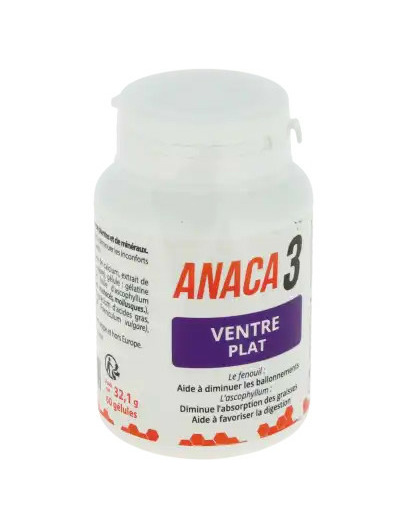 Anaca3 Ventre Plat Gélules Boîte De 60