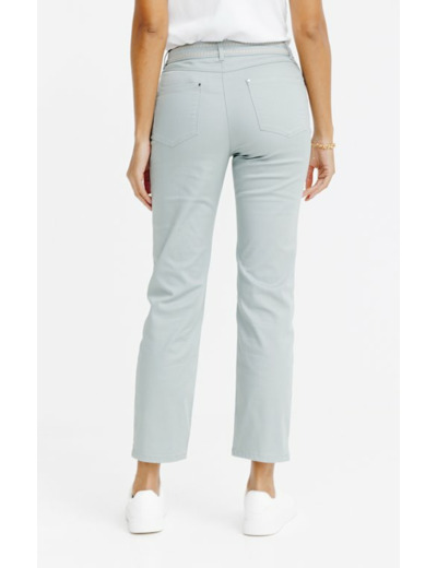 Pantalon en polyester recyclé brodé