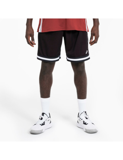 Short de Basketball réversible Adulte - SHORT 500 noir rouge