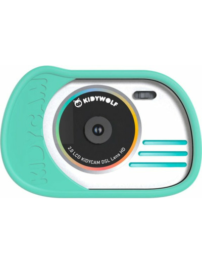 APPAREIL PHOTO ÉTANCHE TURQUOISE KIDICAM KIDYWOLF