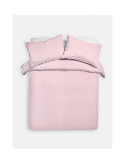 Parure de lit king size en crêpe à rayures