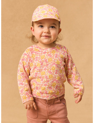 Pull imprimé fleuri