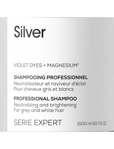 Shampooing déjaunissant Silver 1500 ml