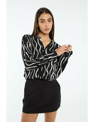 Blouse avec impression allover