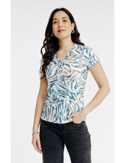 Tee-shirt imprimé manches courtes