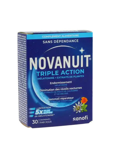 Novanuit Triple Action Comprimés Boîte De 30