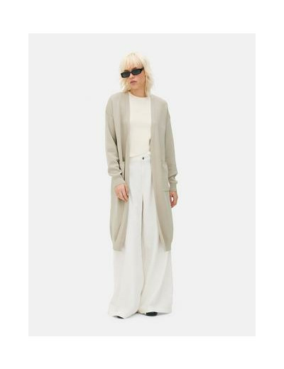 Gilet long bord à bord