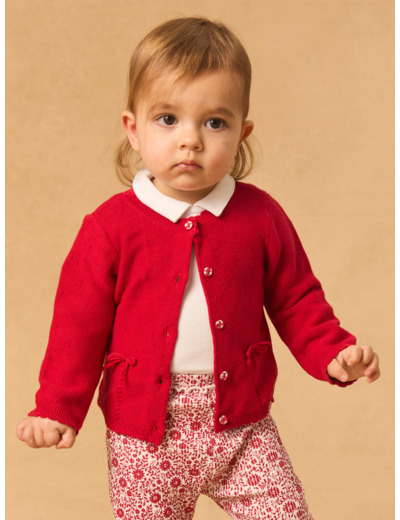 Cardigan noeuds
