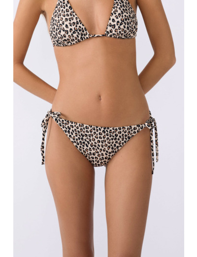 Culotte bikini ficelle bas de maillot à nouer imprimé léopard,Culotte bikini ficelle bas de maillot à nouer imprimé léopard;${refinementColor}