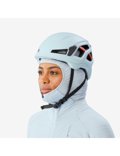 Pull technique à capuche en laine mérinos femme - ALPINISM