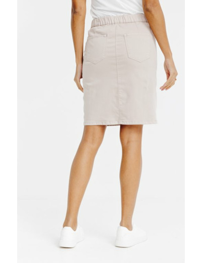 Jupe en coton longueur genou