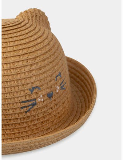 Chapeau de paille oreille