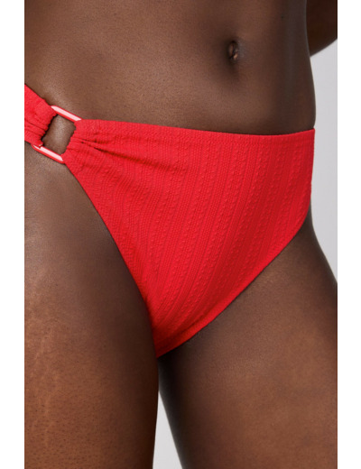 Culotte bikini bas de maillot détail anneau