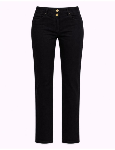 Pantalon long uni NOIR Femme