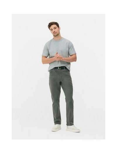 Jean droit à taille mi-haute