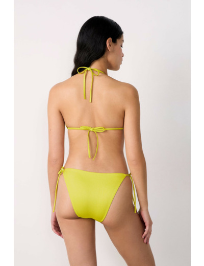 Triangle détails perles haut de maillot