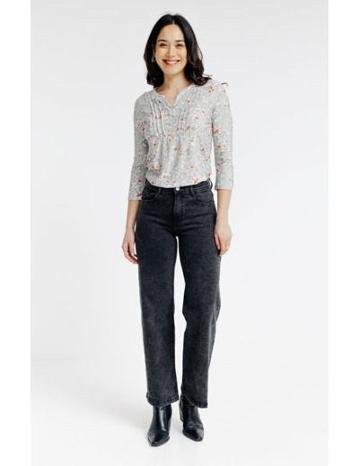 Tee-shirt imprimé manches 3/4