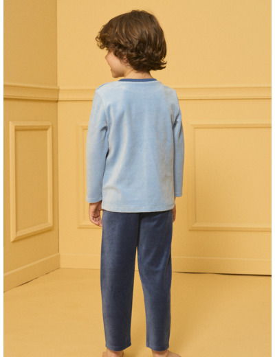 Pyjama velours Construction