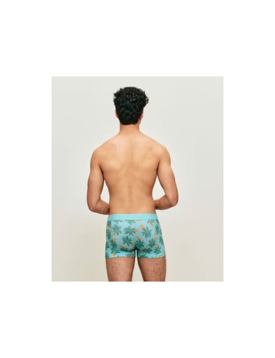 Boxer en microfibre motifs palmiers et bananes