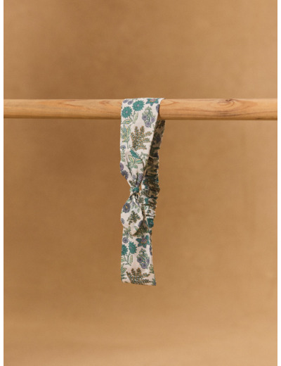 Bandeau noué imprimé fleuri