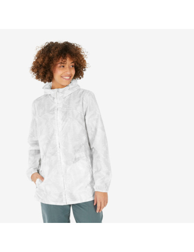 Veste coupe vent et déperlante de randonnée - Raincut Full Zip - Femme