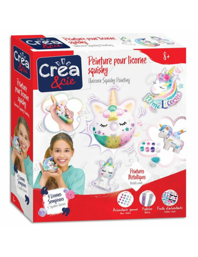 ATELIER DE PEINTURE - LICORNE SQUISHY - CRÉA & CIE