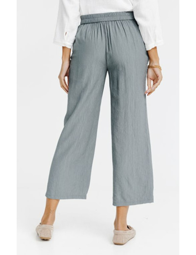 Pantalon fluide plissé très large