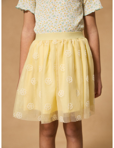 Jupe tutu fleur jaune