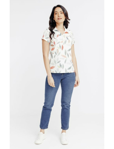 Tee-shirt col polo manches courtes