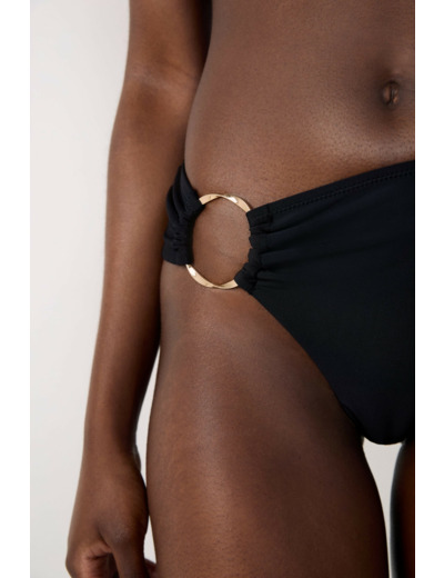 Hipster bas de maillot de bain détail anneau