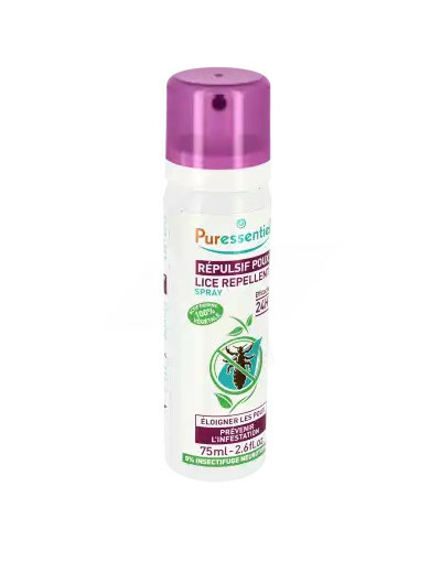 Puressentiel Anti-poux Spray Répulsif Poux 75 Ml