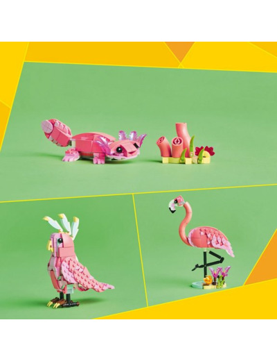 ANIMAUX SAUVAGES : LE FLAMANT ROSE LEGO® CREATOR 31170