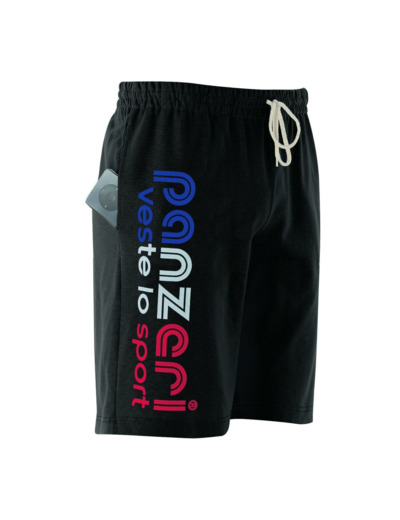 Bermuda Panzeri Park B - Noir / Bleu Blanc Rouge