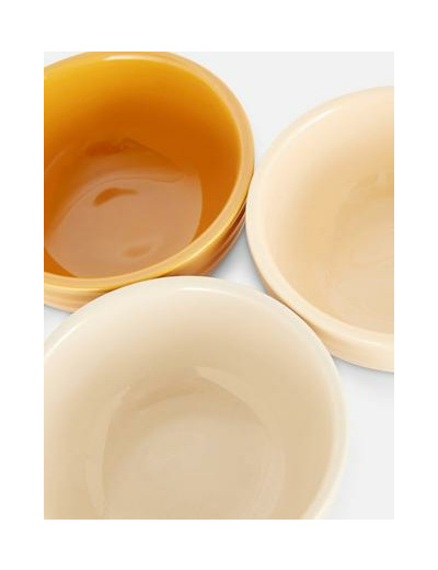 Lot de 3 bols émaillés striés