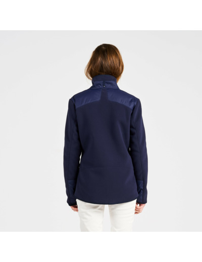 Polaire chaude de voile Femme - Sailing 500 Bleu navy