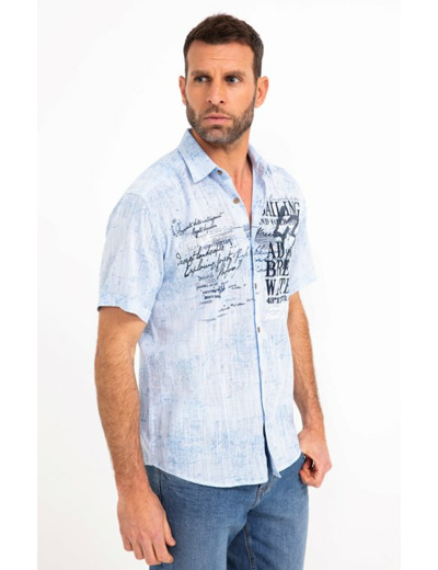 Chemise manches courtes Travel New