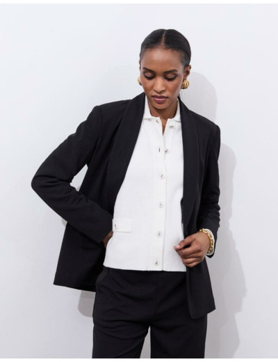 Gilet uni BLANC Femme