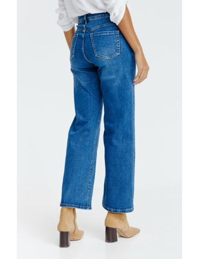 Pantalon denim coupe large